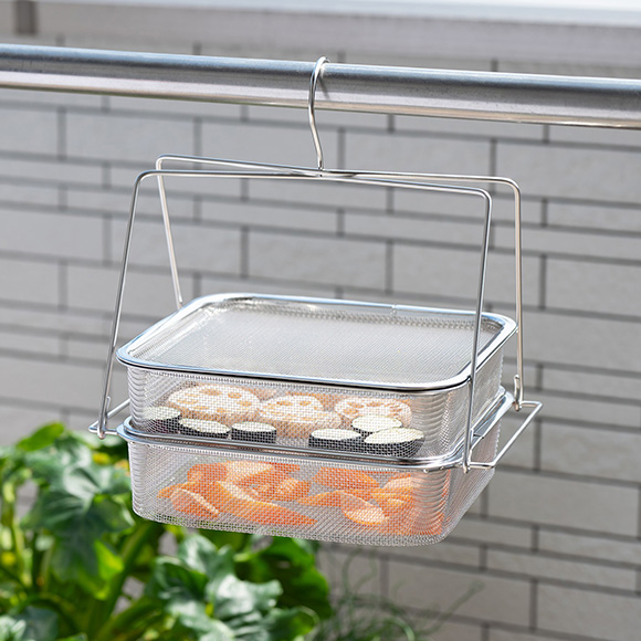 家事問屋 干しかご 2段